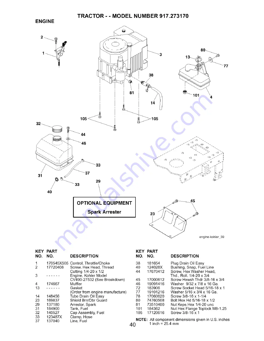 Craftsman 917.27317 Скачать руководство пользователя страница 40