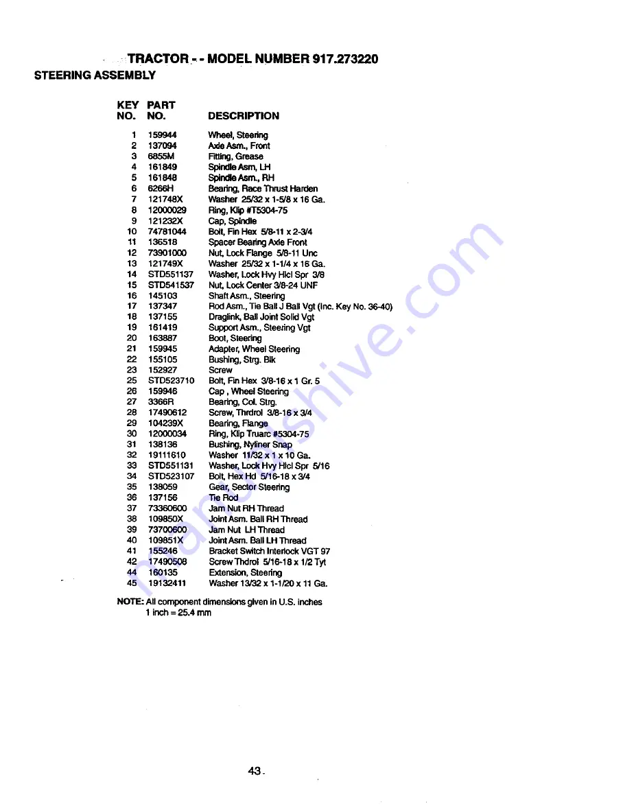 Craftsman 917.273220 Owner'S Manual Download Page 43