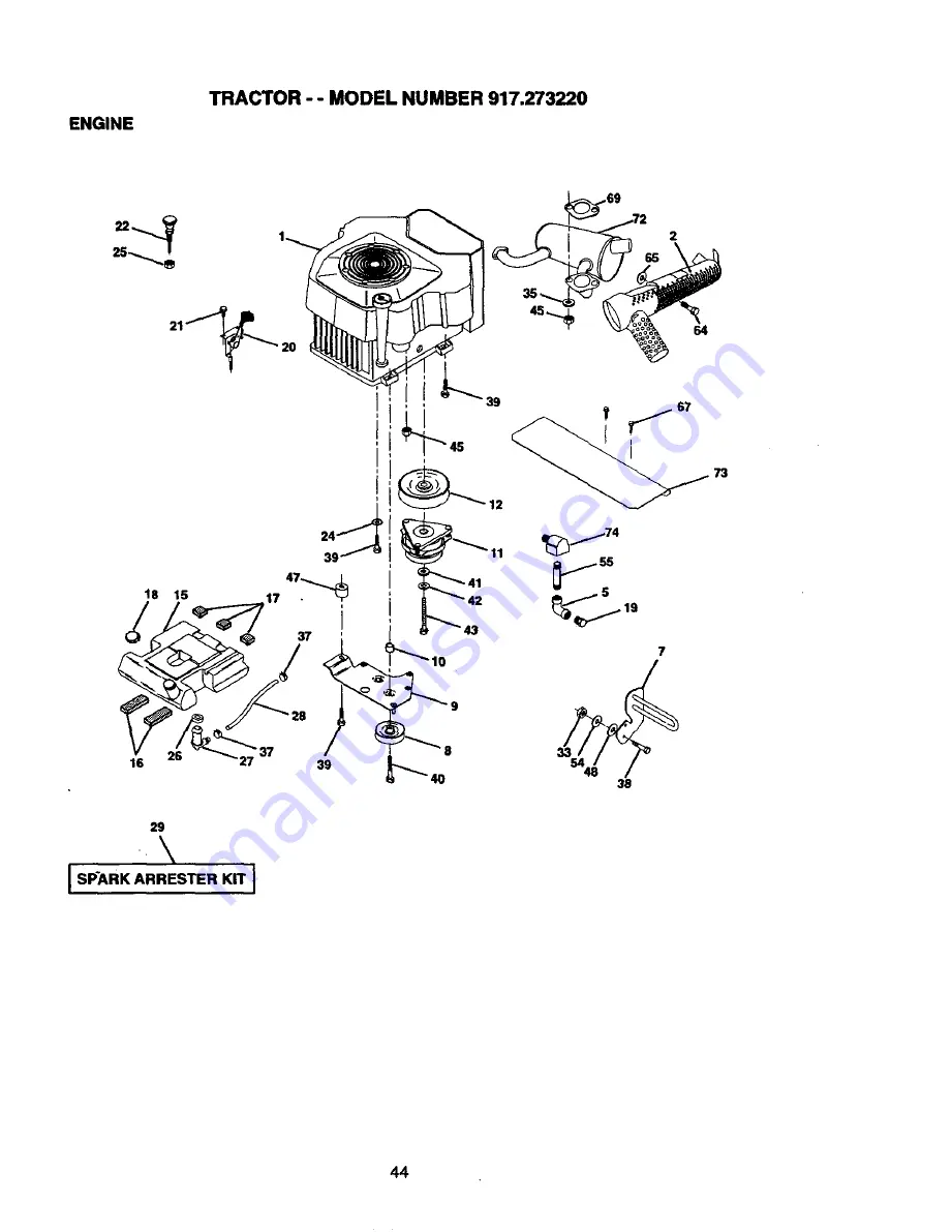 Craftsman 917.273220 Owner'S Manual Download Page 44