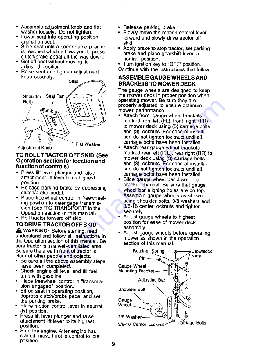 Craftsman 917.273221 Owner'S Manual Download Page 9