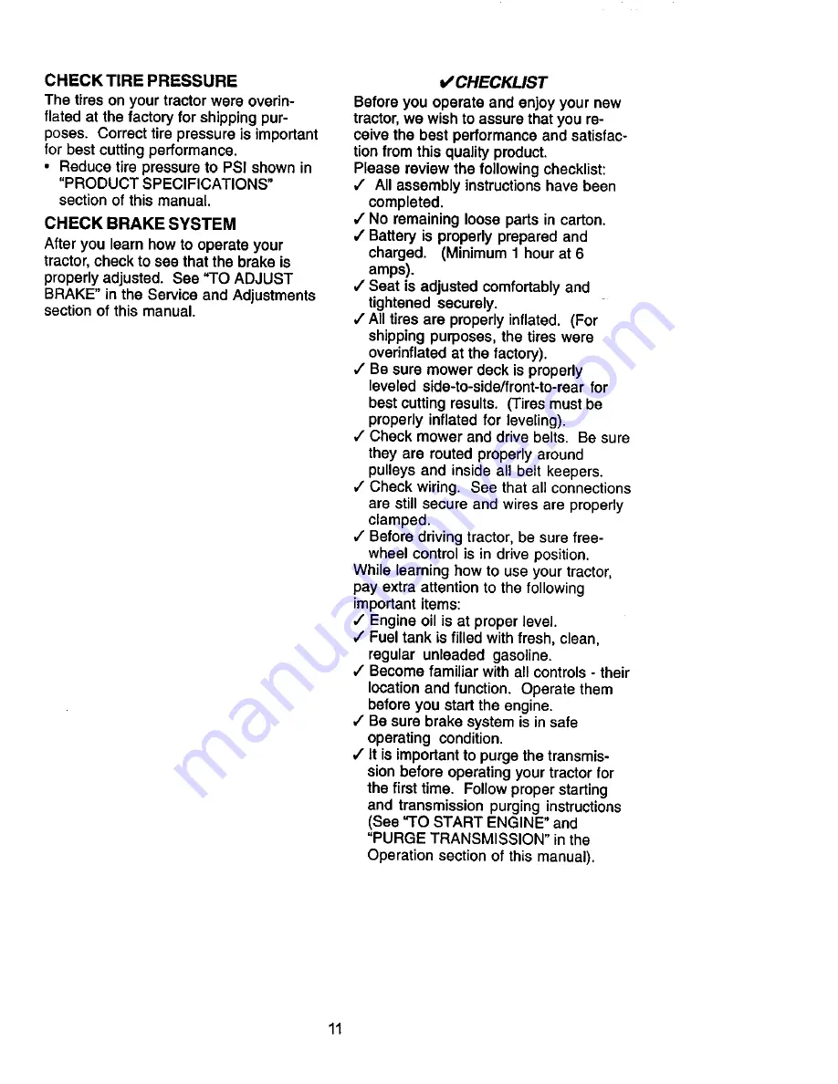 Craftsman 917.273221 Owner'S Manual Download Page 11