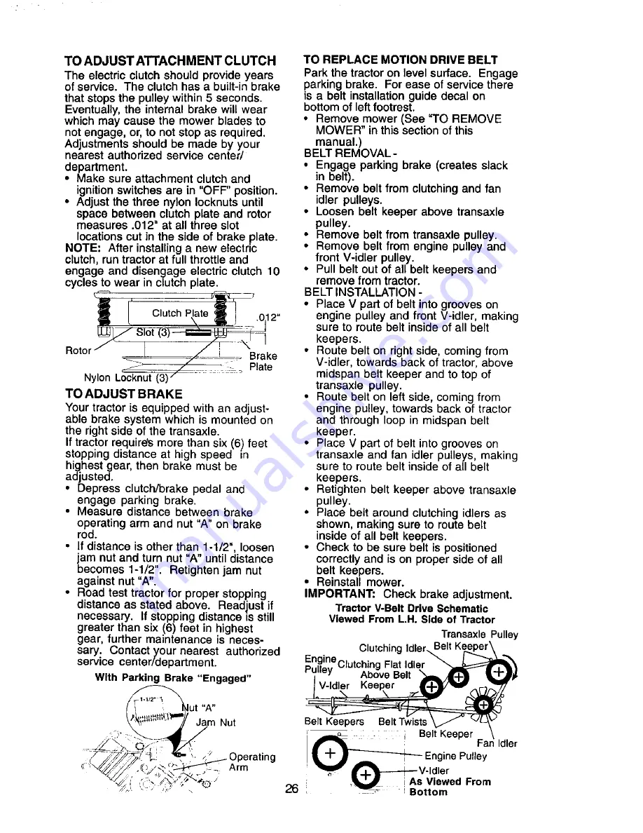 Craftsman 917.273221 Owner'S Manual Download Page 26