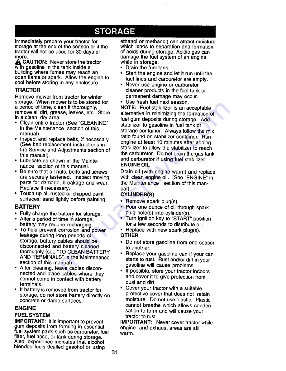 Craftsman 917.273221 Owner'S Manual Download Page 31