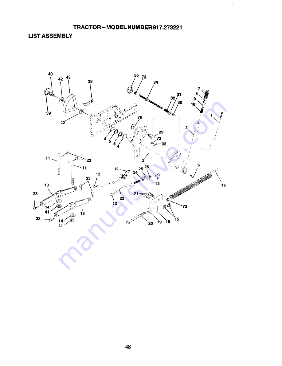 Craftsman 917.273221 Owner'S Manual Download Page 48