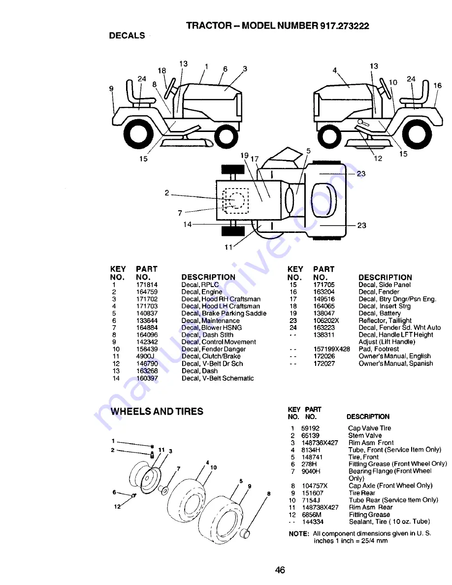 Craftsman 917.273222 Скачать руководство пользователя страница 46