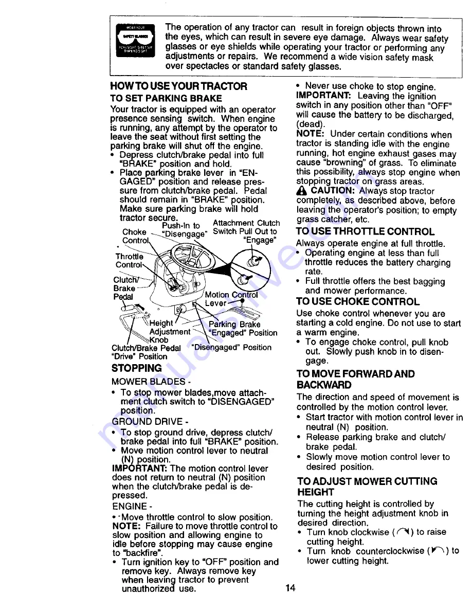 Craftsman 917.273223 Owner'S Manual Download Page 14