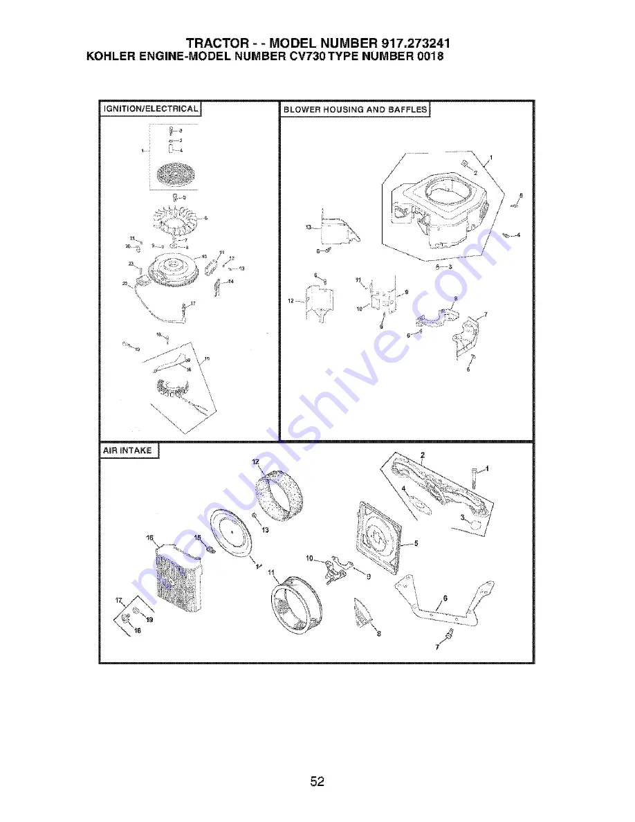 Craftsman 917.273241 Скачать руководство пользователя страница 52