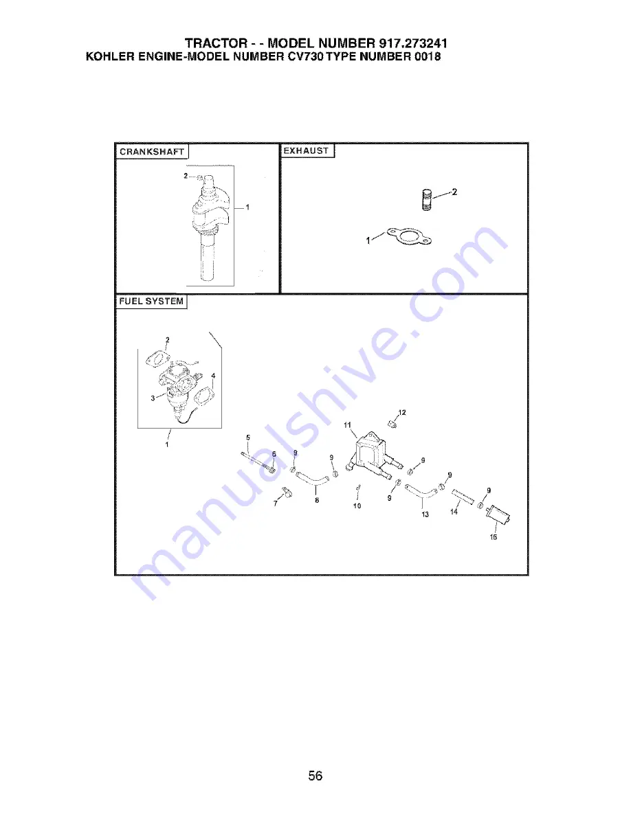 Craftsman 917.273241 Owner'S Manual Download Page 56