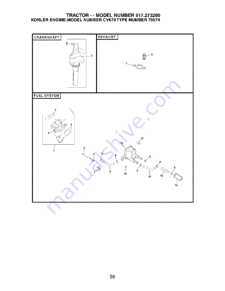 Craftsman 917.273260 Owner'S Manual Download Page 56