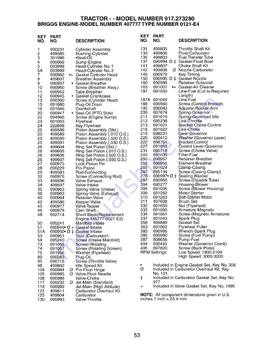 Craftsman 917.273280 Owner'S Manual Download Page 53