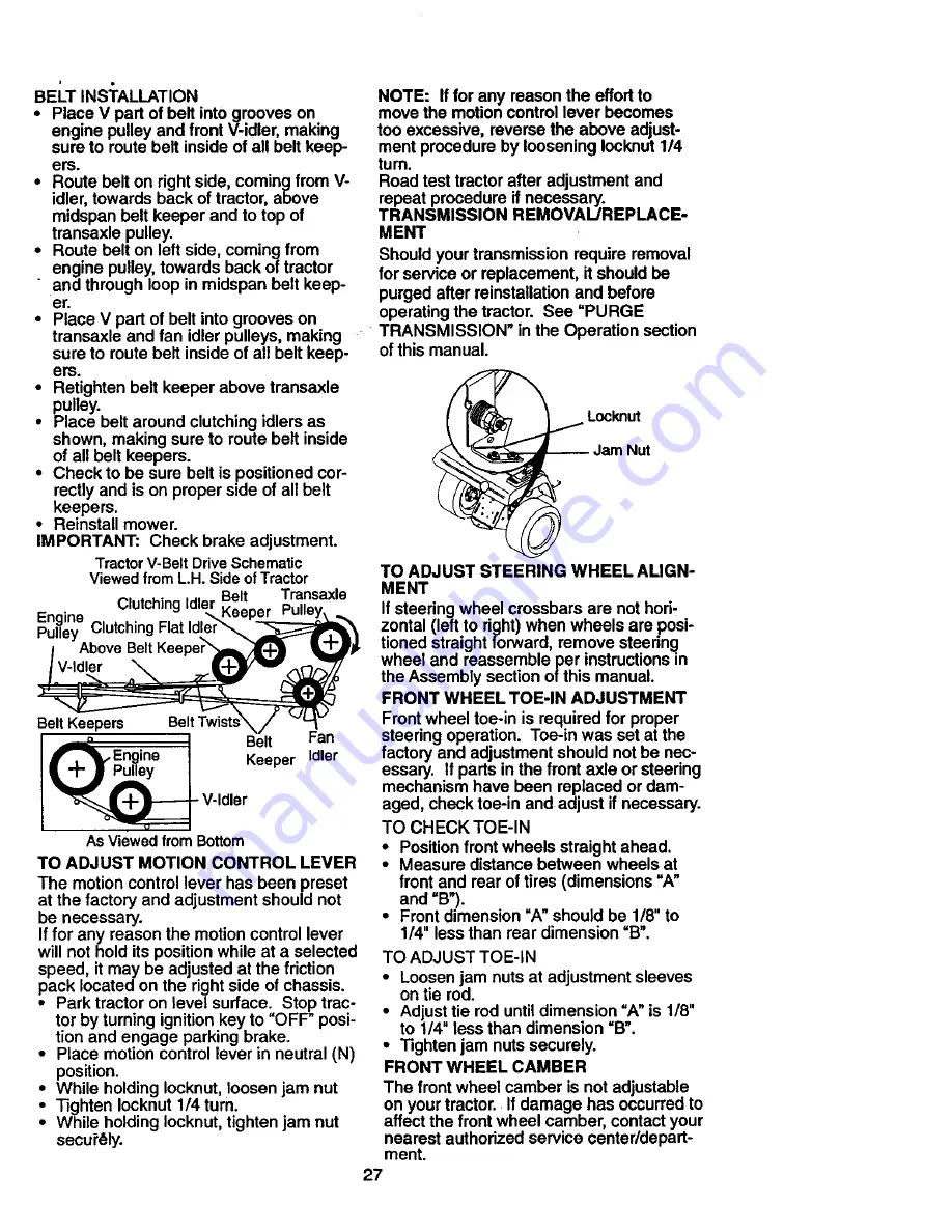 Craftsman 917.273320 Owner'S Manual Download Page 27