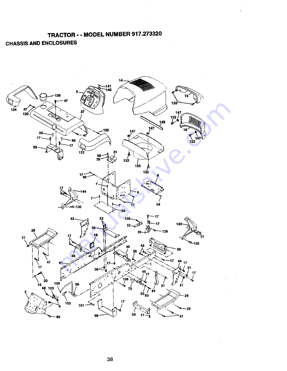 Craftsman 917.273320 Скачать руководство пользователя страница 38