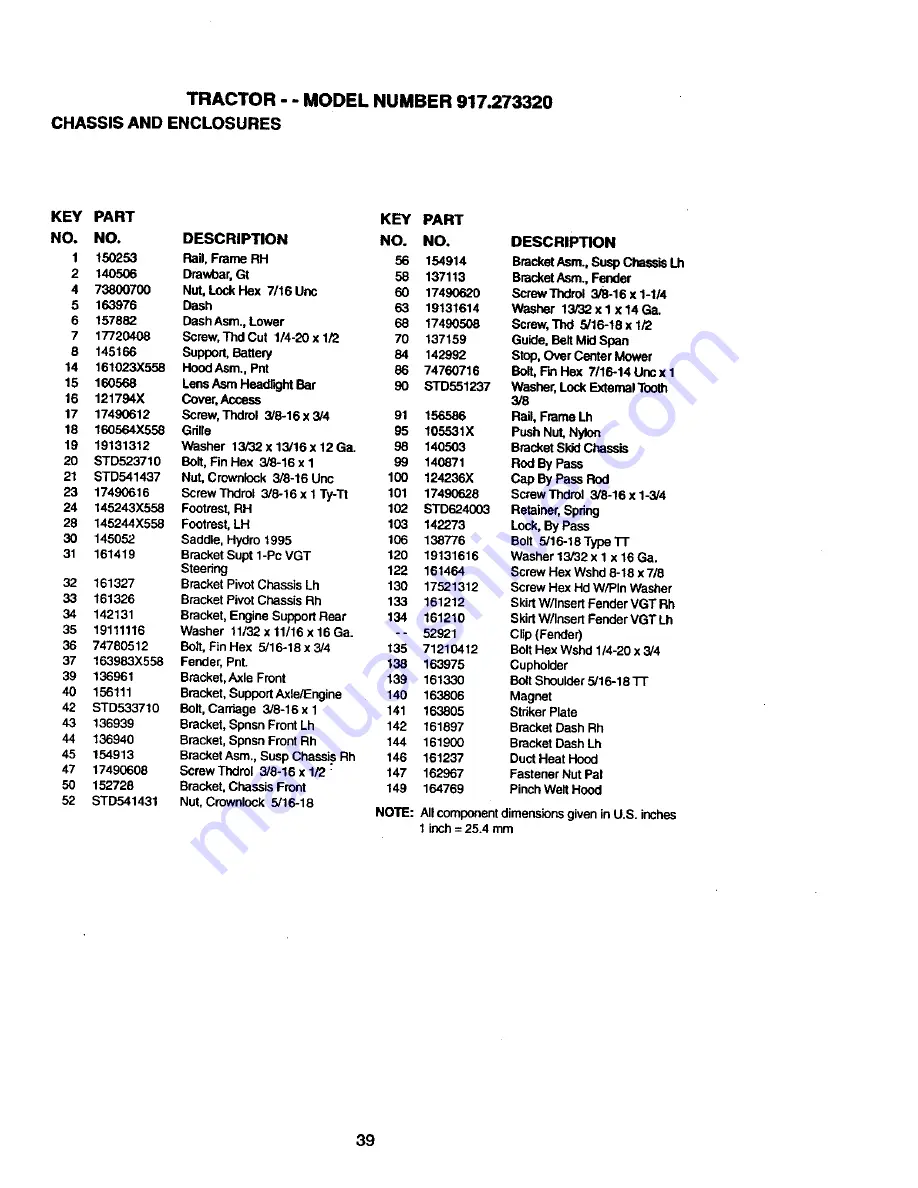 Craftsman 917.273320 Owner'S Manual Download Page 39