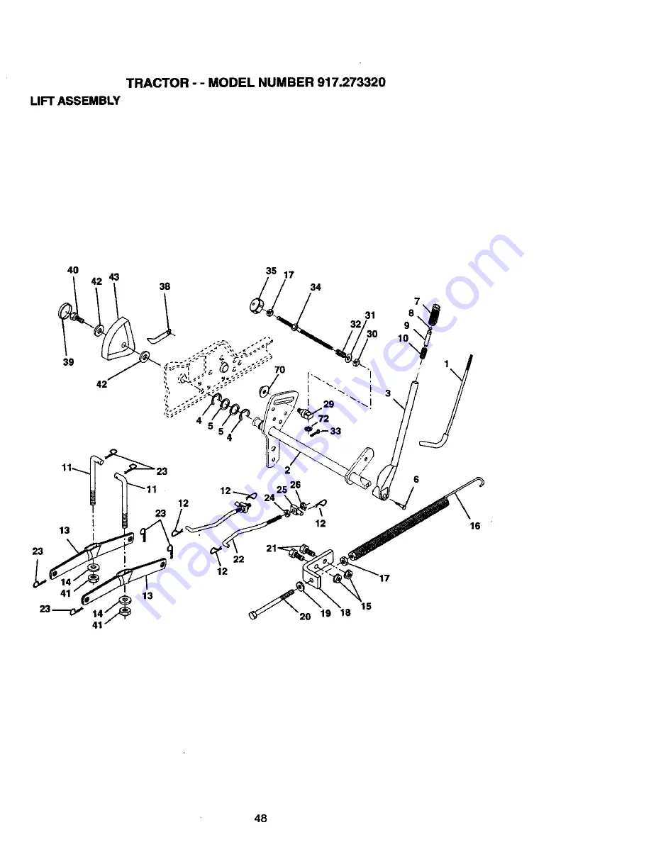 Craftsman 917.273320 Owner'S Manual Download Page 48