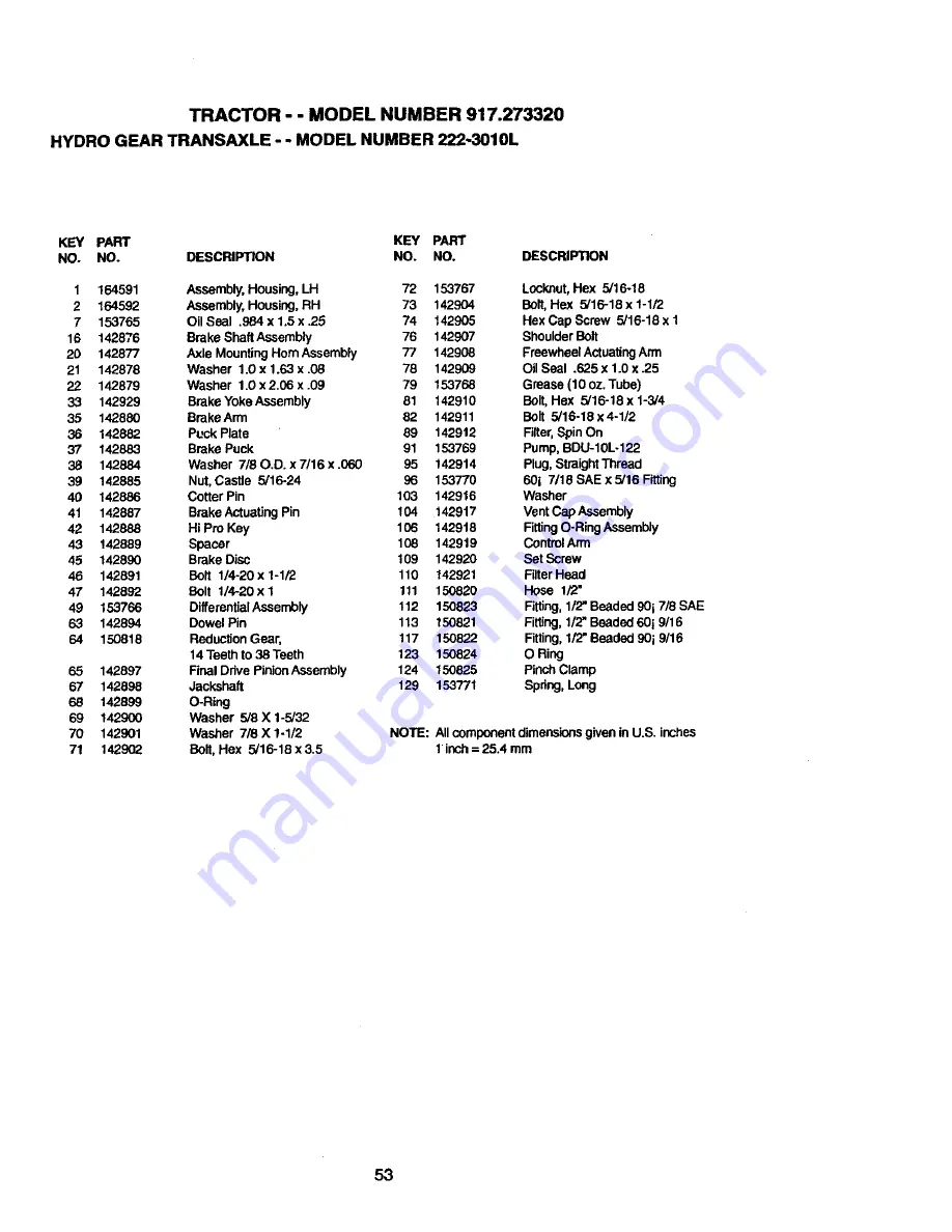 Craftsman 917.273320 Owner'S Manual Download Page 53