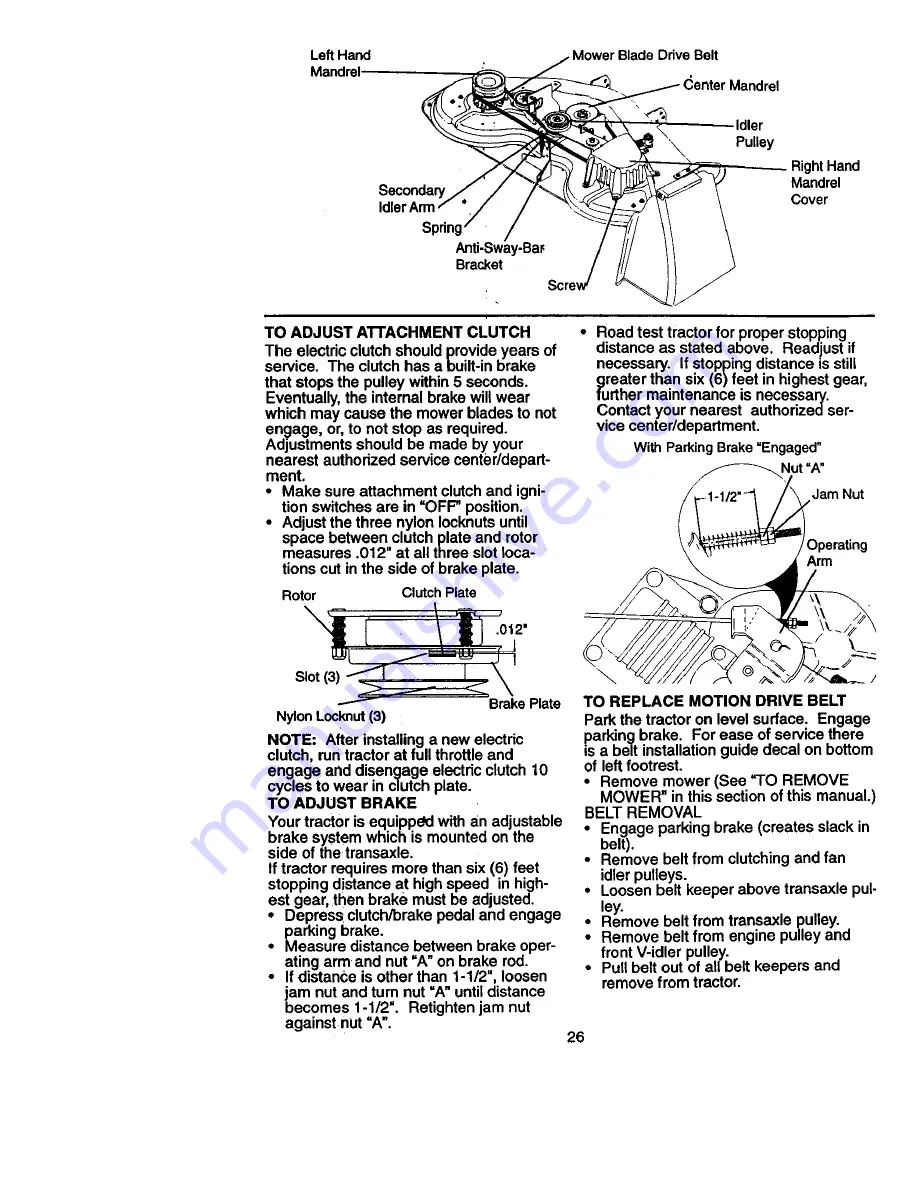 Craftsman 917.273321 Owner'S Manual Download Page 26