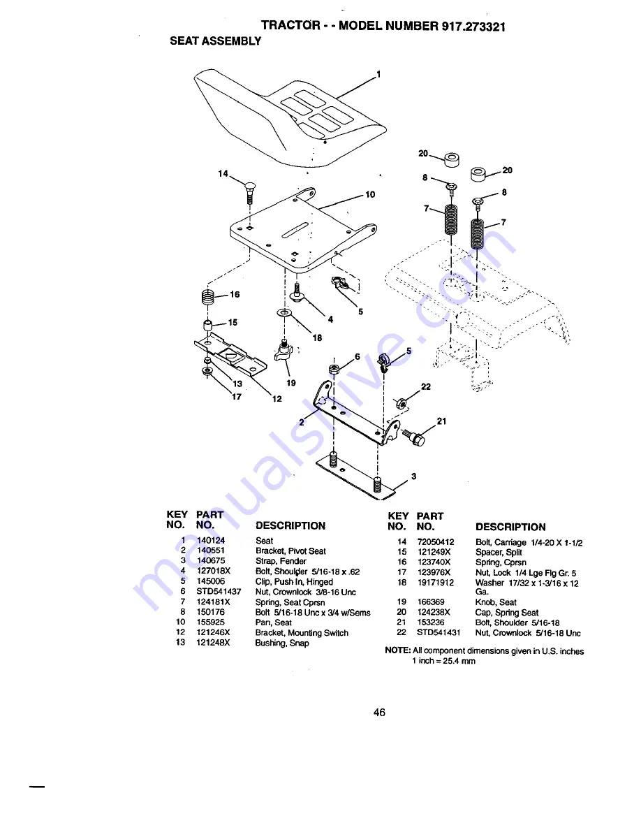 Craftsman 917.273321 Owner'S Manual Download Page 46