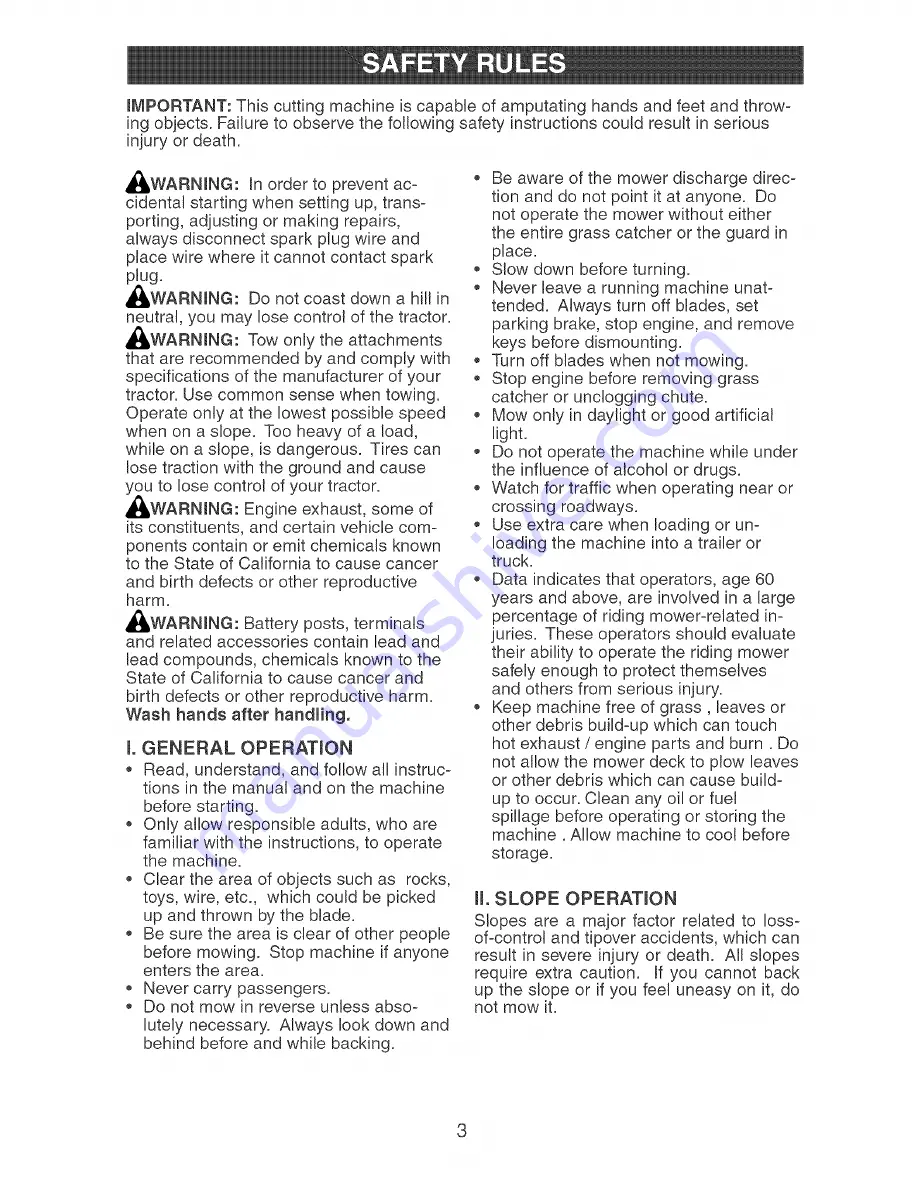 Craftsman 917.273383 Owner'S Manual Download Page 3