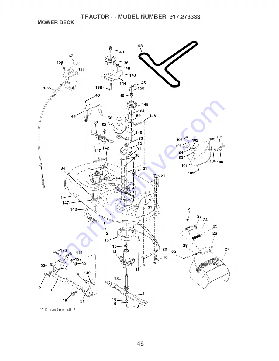 Craftsman 917.273383 Скачать руководство пользователя страница 48