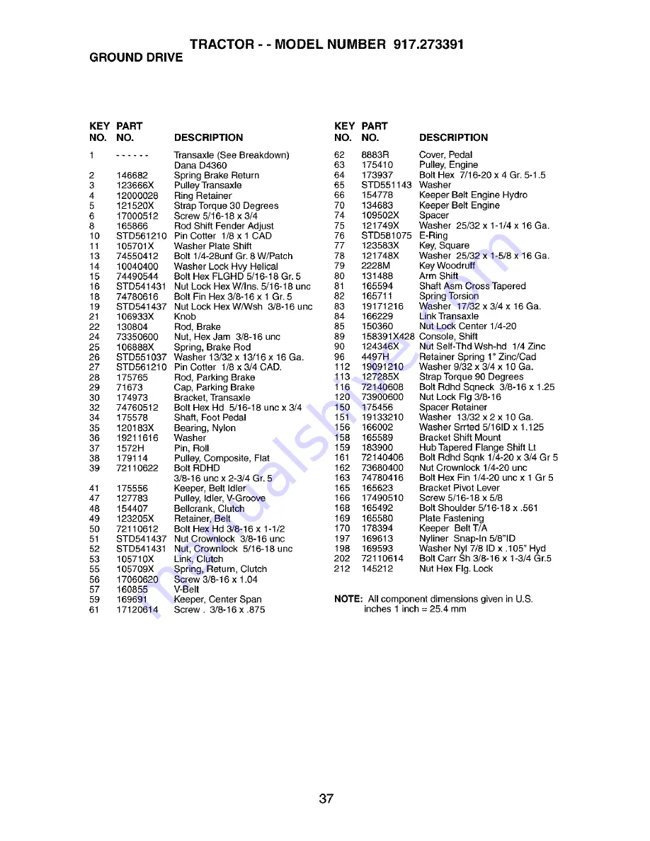 Craftsman 917.273391 Owner'S Manual Download Page 37