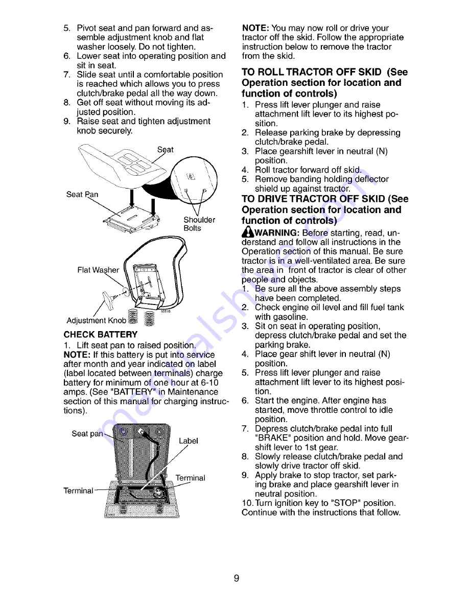 Craftsman 917.273394 Owner'S Manual Download Page 9