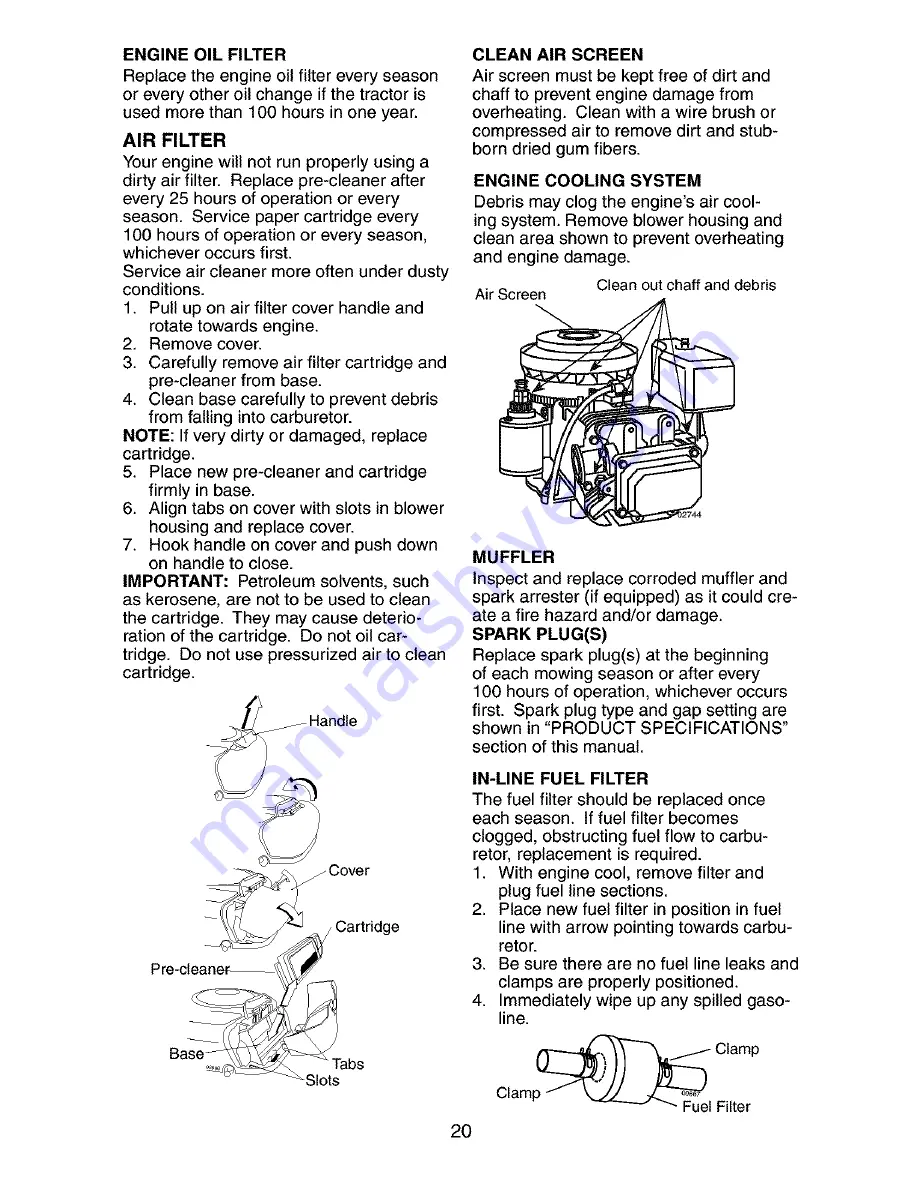 Craftsman 917.273394 Скачать руководство пользователя страница 20