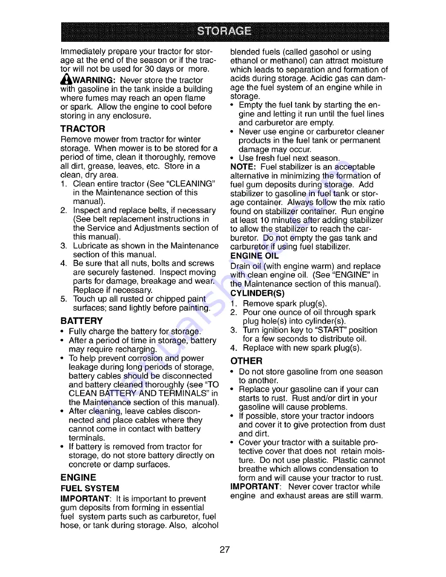 Craftsman 917.273394 Owner'S Manual Download Page 27