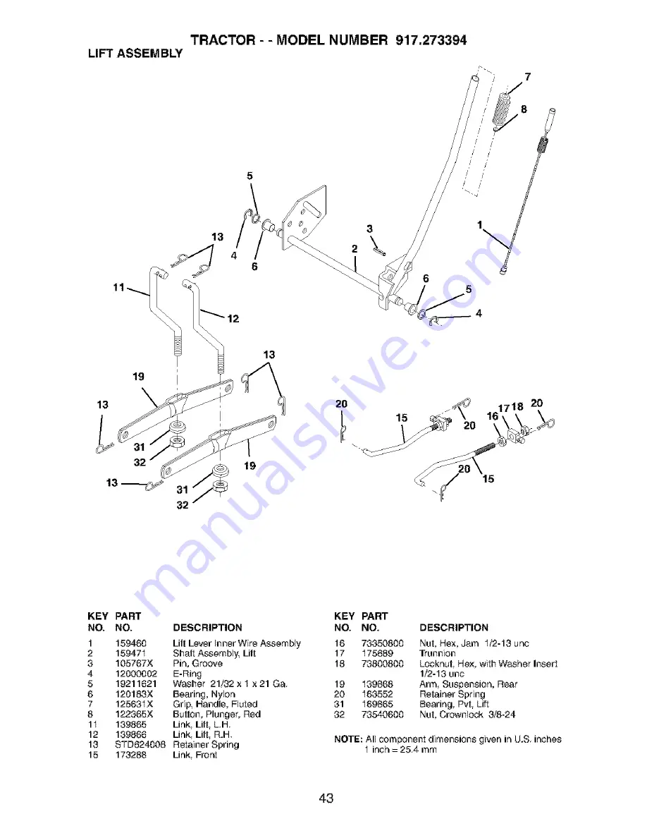 Craftsman 917.273394 Скачать руководство пользователя страница 43