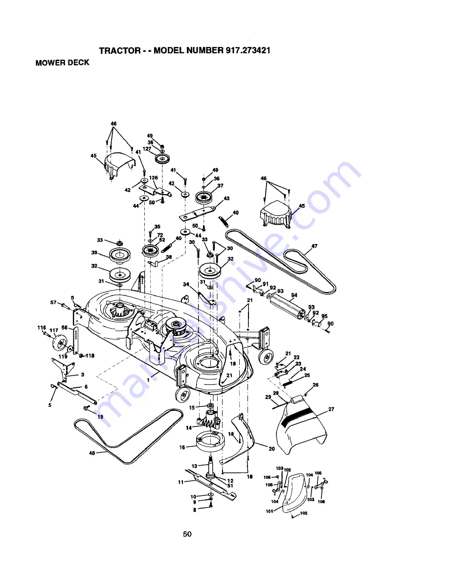 Craftsman 917.273421 Owner'S Manual Download Page 50