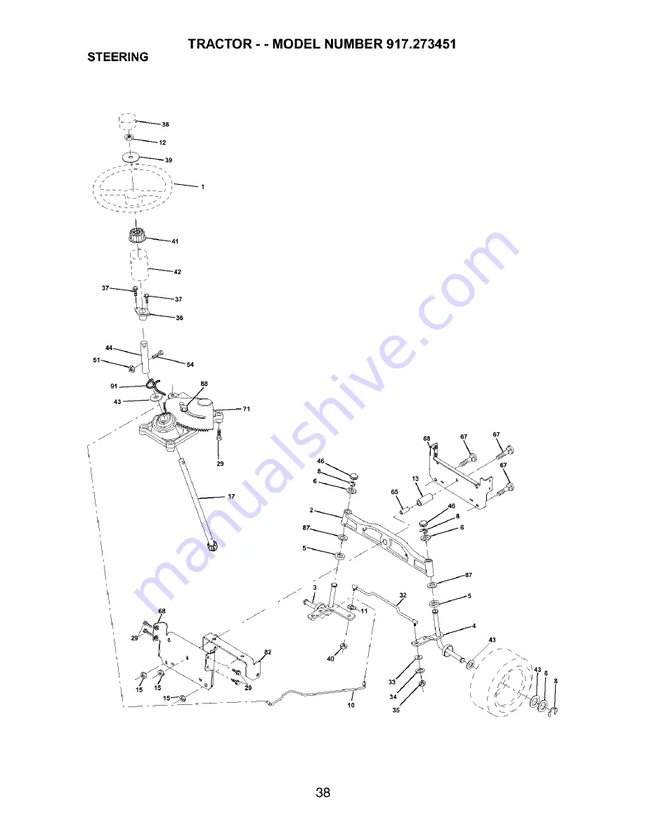 Craftsman 917.273451 Owner'S Manual Download Page 38