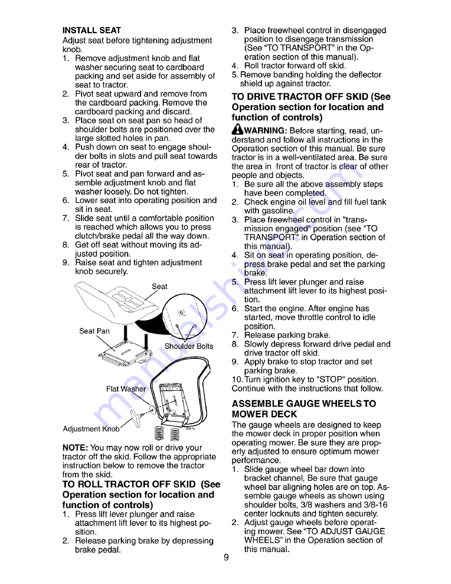 Craftsman 917.273480 Owner'S Manual Download Page 9