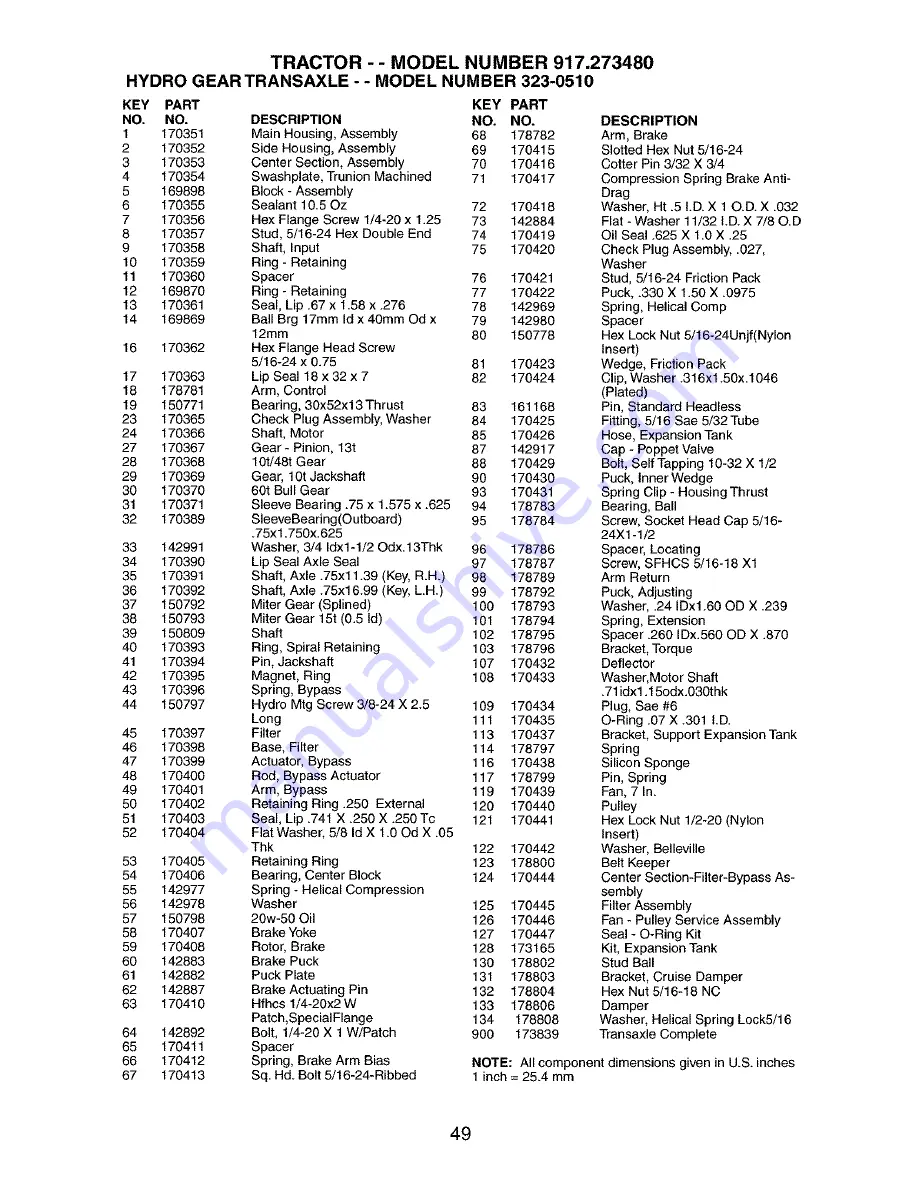 Craftsman 917.273480 Owner'S Manual Download Page 49