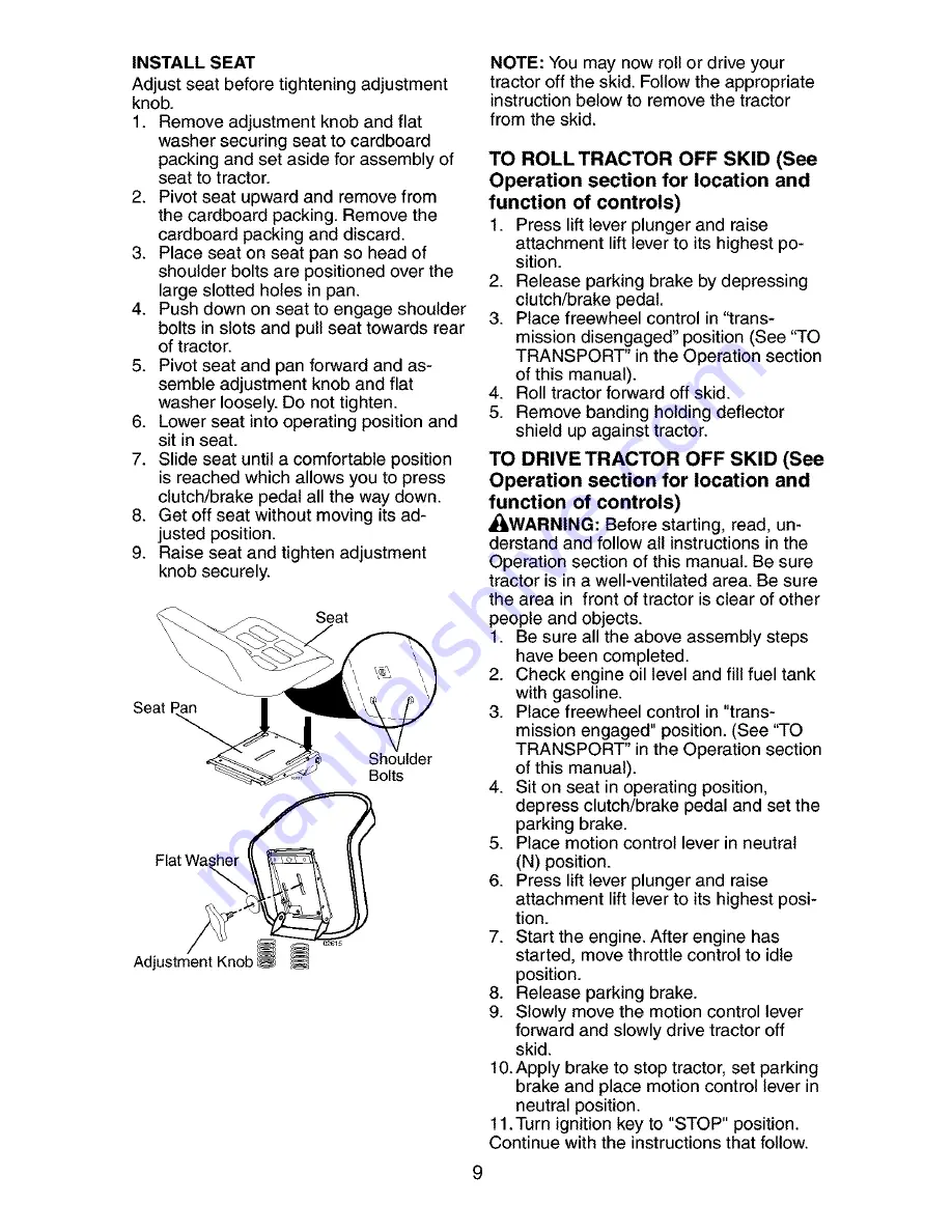 Craftsman 917.273521 Owner'S Manual Download Page 9