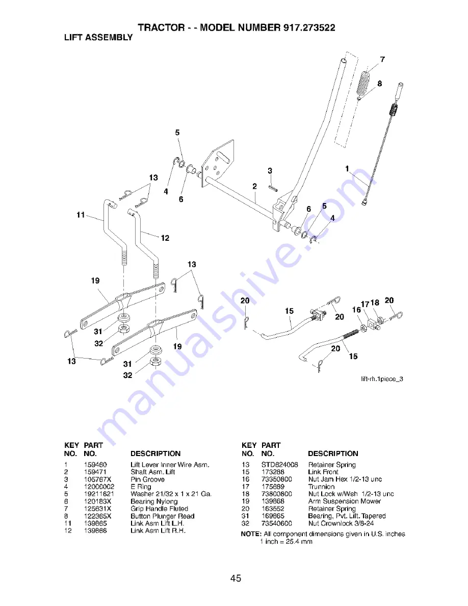 Craftsman 917.273522 Скачать руководство пользователя страница 45