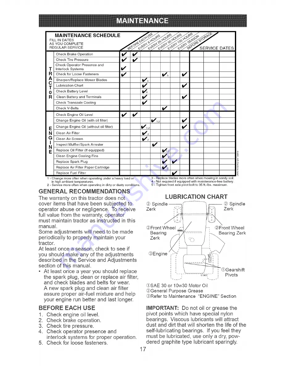 Craftsman 917.273590 Owner'S Manual Download Page 17