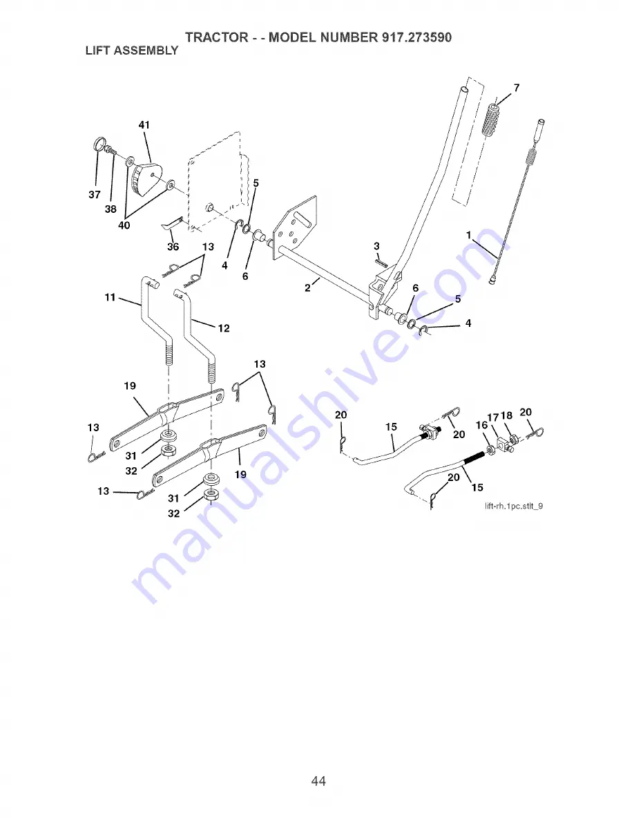 Craftsman 917.273590 Owner'S Manual Download Page 44