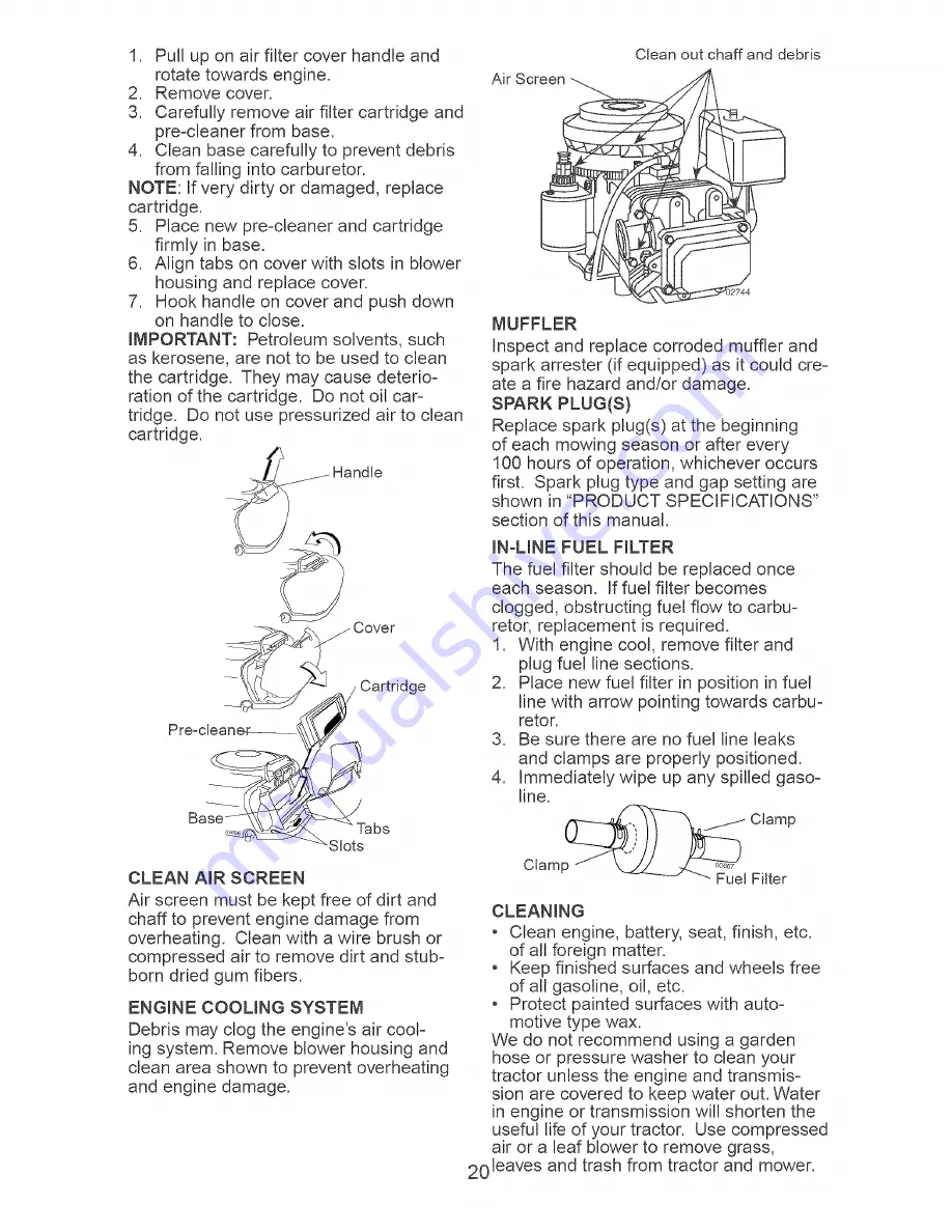 Craftsman 917.273591 Скачать руководство пользователя страница 20