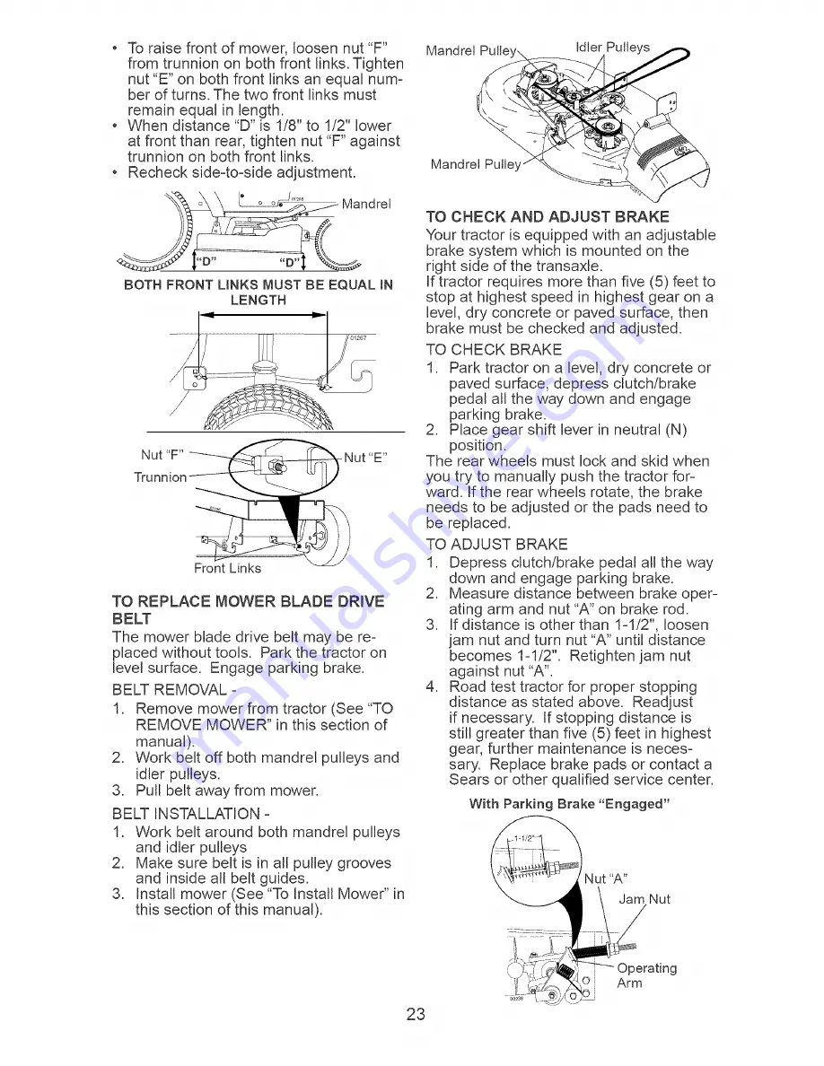 Craftsman 917.273591 Owner'S Manual Download Page 23