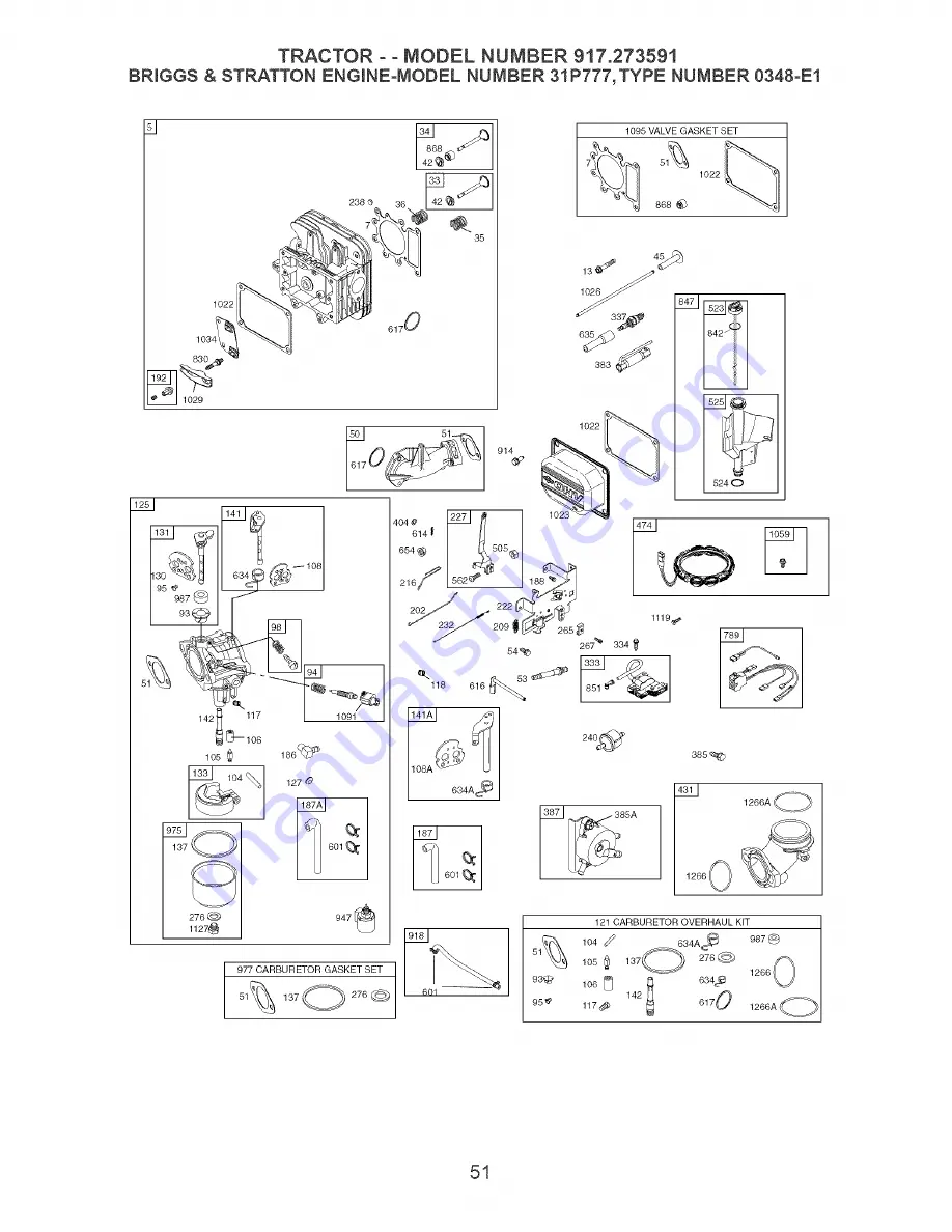 Craftsman 917.273591 Скачать руководство пользователя страница 51