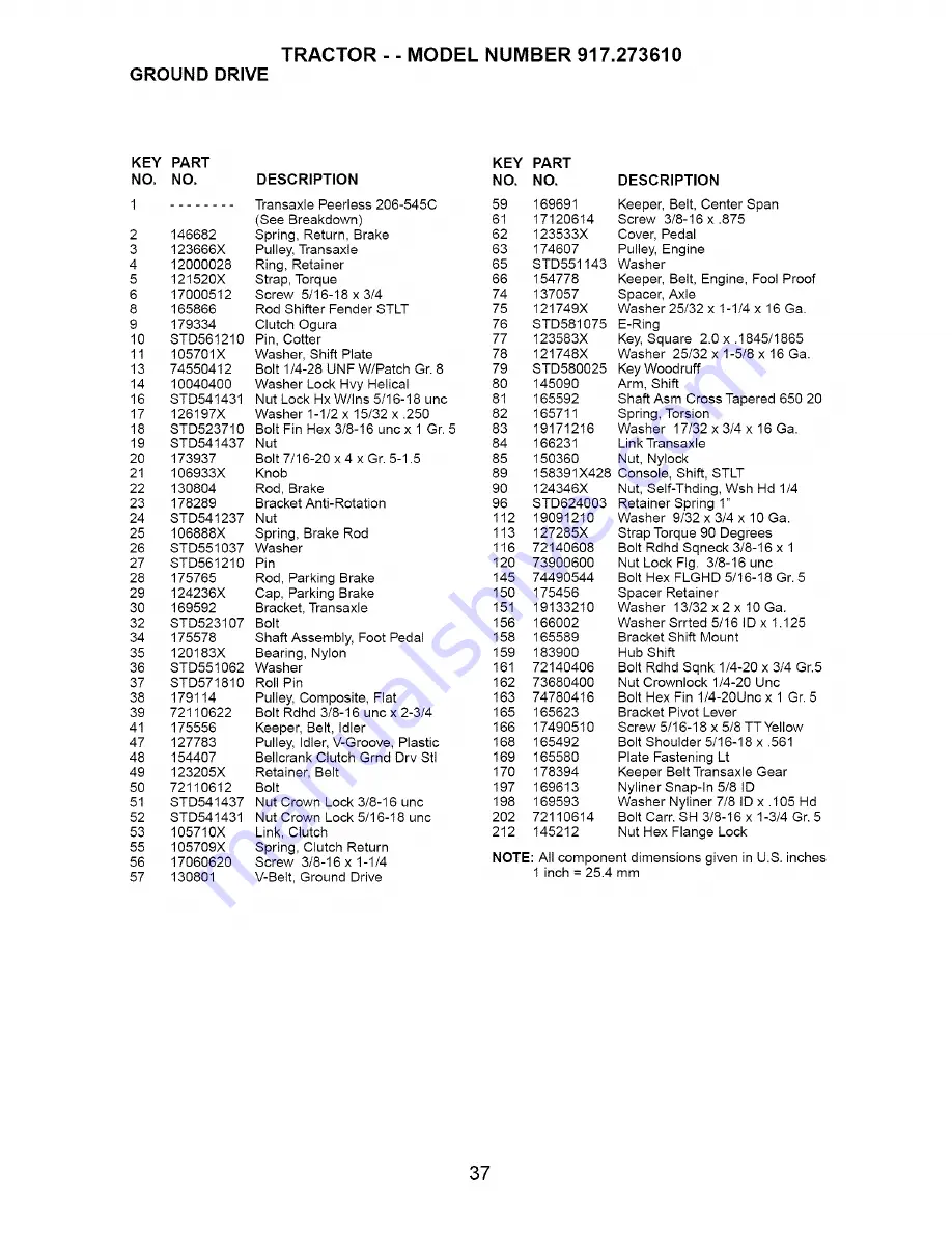 Craftsman 917.273610 Owner'S Manual Download Page 37