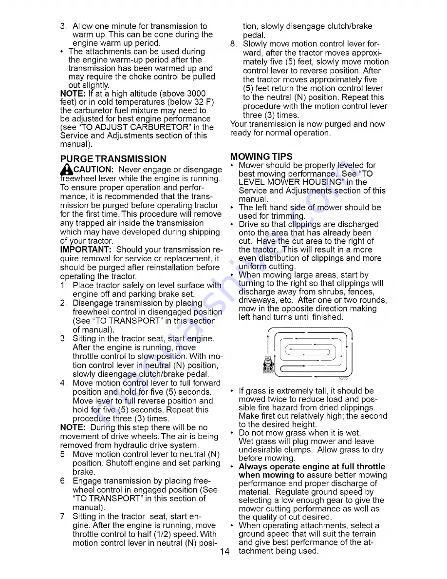 Craftsman 917.273620 Owner'S Manual Download Page 14