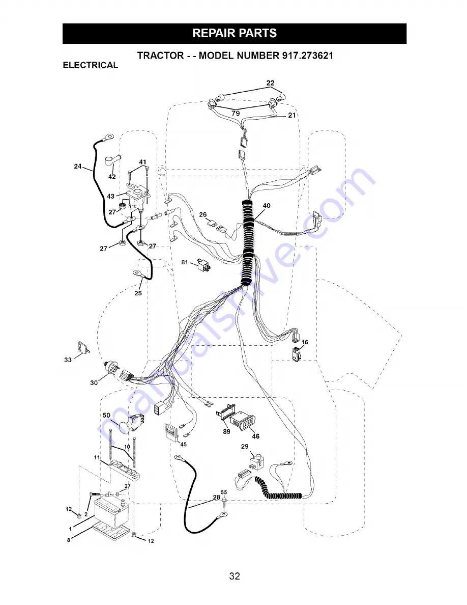 Craftsman 917.273621 Скачать руководство пользователя страница 32