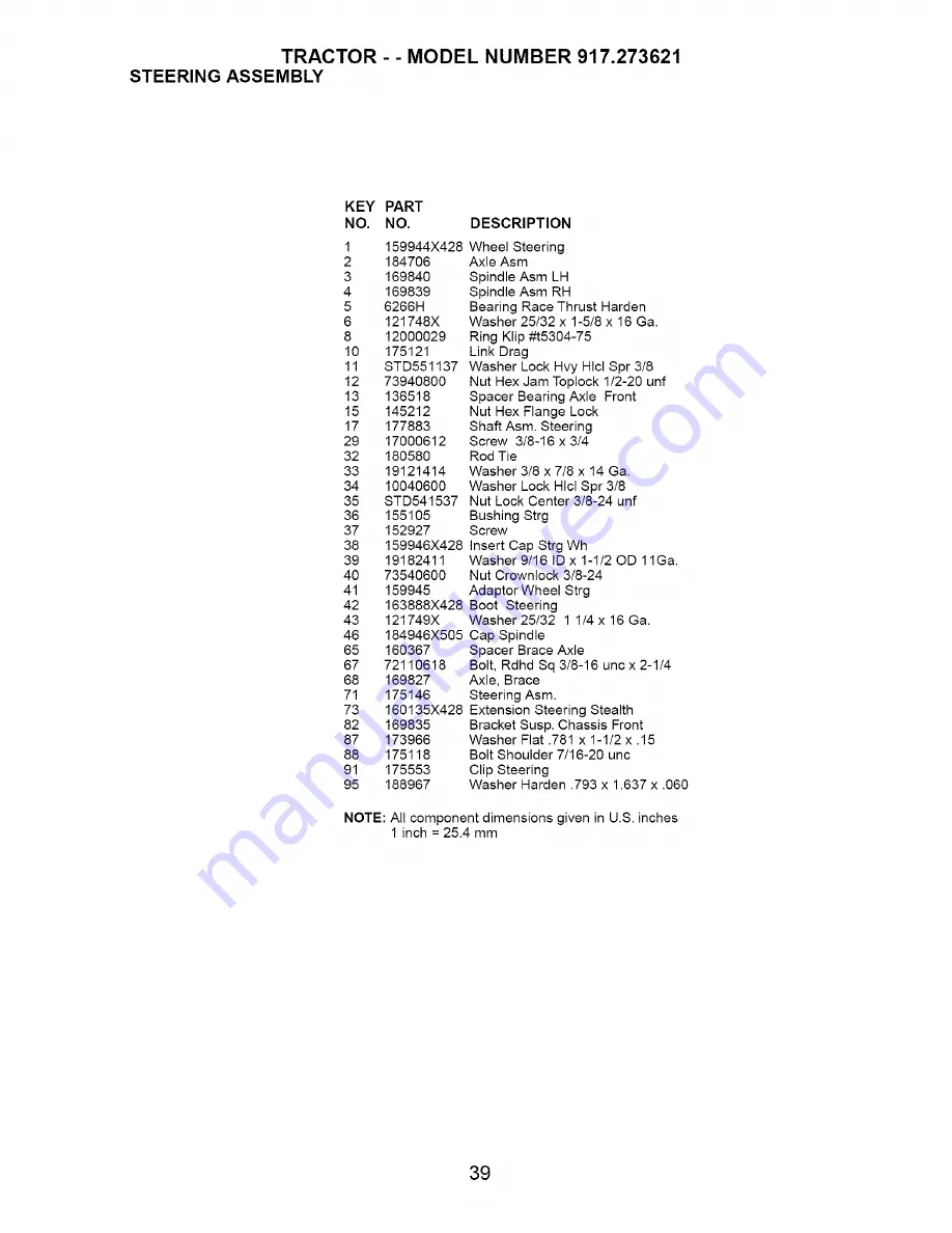 Craftsman 917.273621 Owner'S Manual Download Page 39