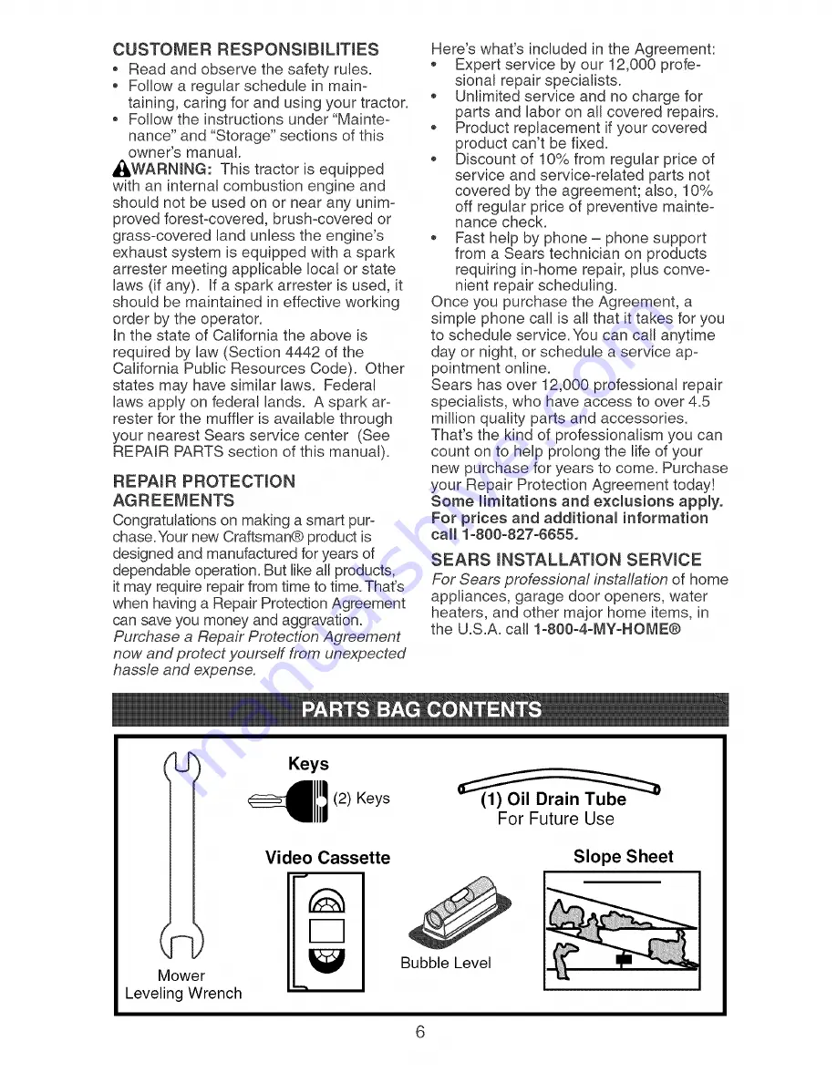 Craftsman 917.273623 Owner'S Manual Download Page 6