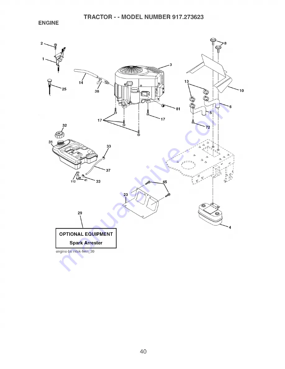 Craftsman 917.273623 Скачать руководство пользователя страница 40