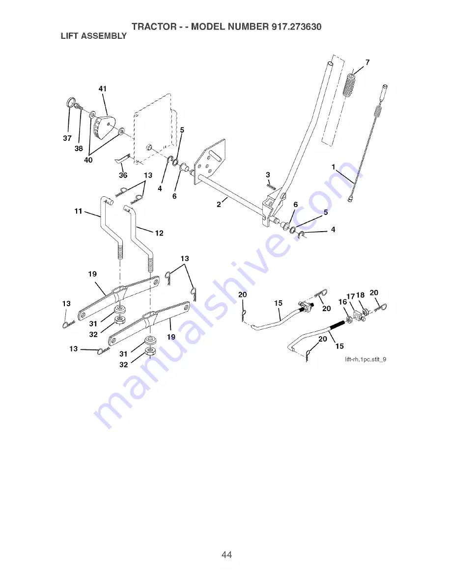 Craftsman 917.273630 Owner'S Manual Download Page 44