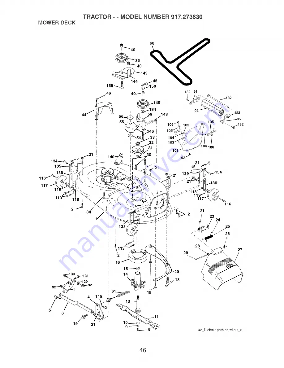 Craftsman 917.273630 Скачать руководство пользователя страница 46