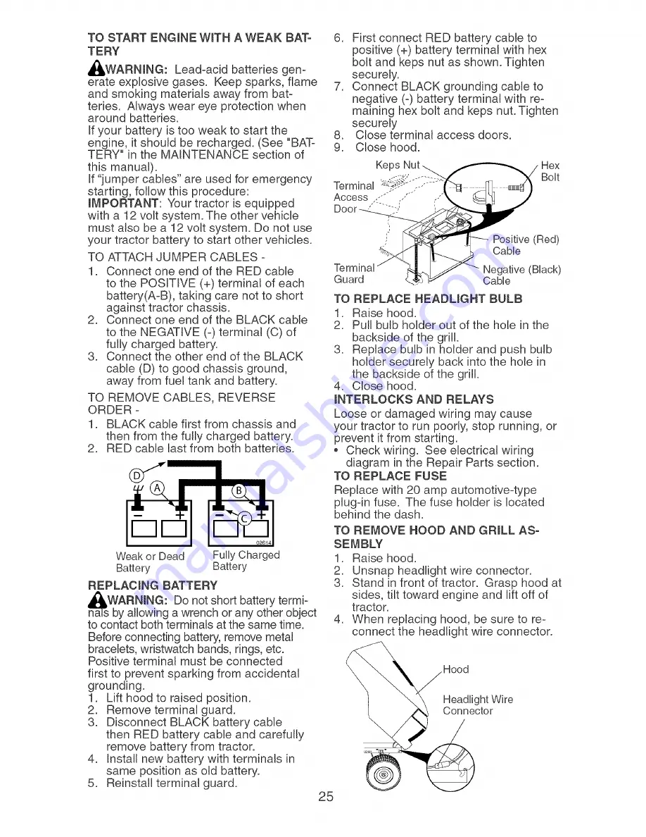 Craftsman 917.273631 Owner'S Manual Download Page 25