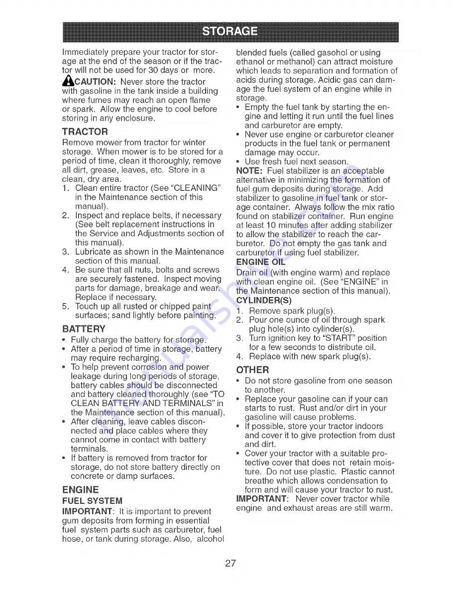 Craftsman 917.273631 Owner'S Manual Download Page 27