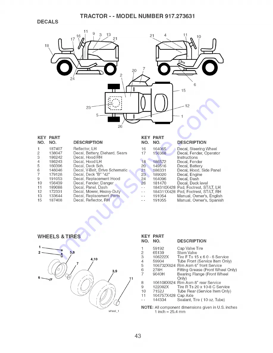 Craftsman 917.273631 Скачать руководство пользователя страница 43